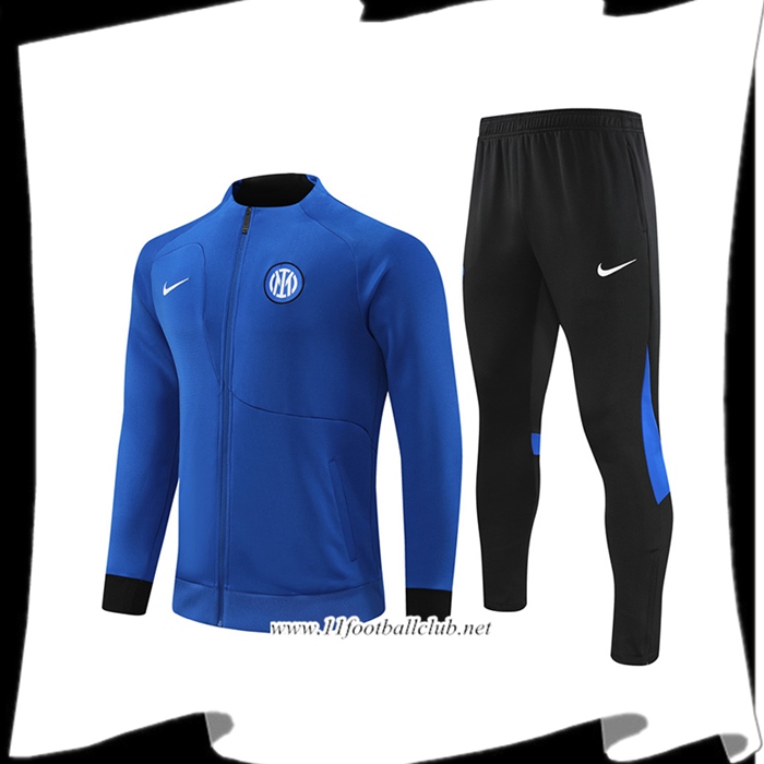 Ensemble Survetement de Foot - Veste Inter Milan Bleu 2022/2023