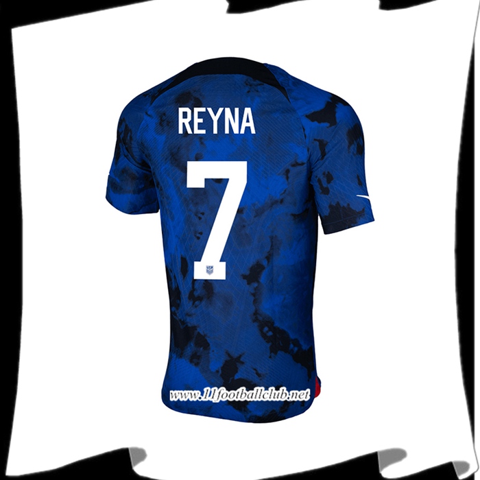 Maillot de Foot Etats-Unis (REYNA #7) Coupe Du Monde 2022 Exterieur