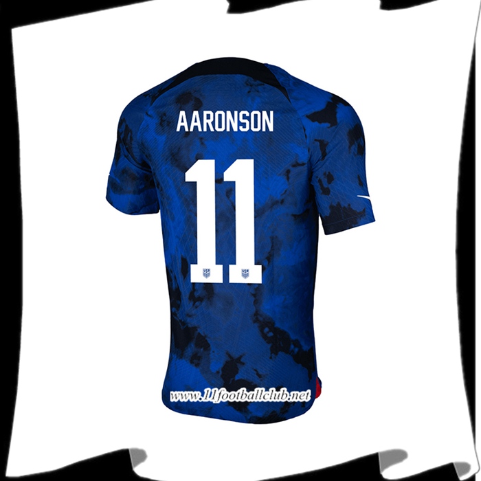 Maillot de Foot Etats-Unis (AARONSON #11) Coupe Du Monde 2022 Exterieur