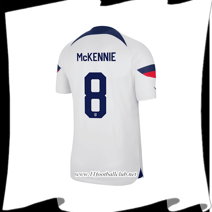 Maillot de Foot Etats-Unis (McKENNIE #8) Coupe Du Monde 2022 Domicile