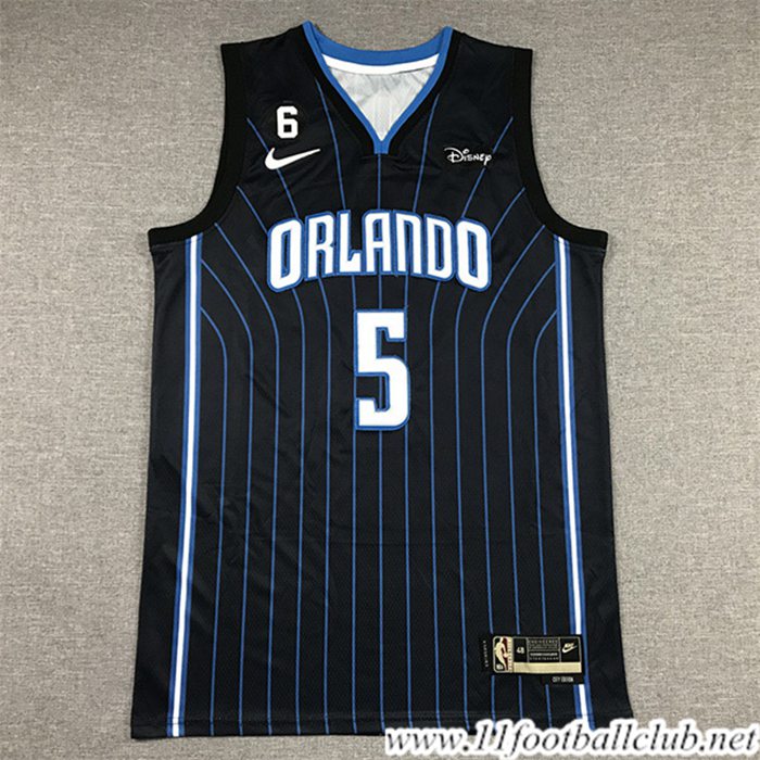 Maillot Orlando Magic(BANCCHERO #5) 2022/23 Noir/Bleu