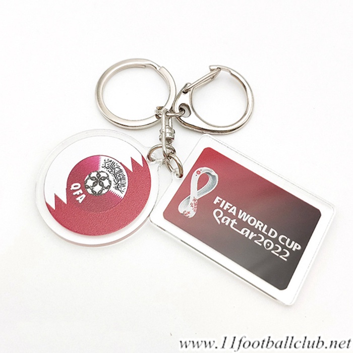 Nouvelle Porte-clés Coupe Du Monde 2022 Qatar Brune