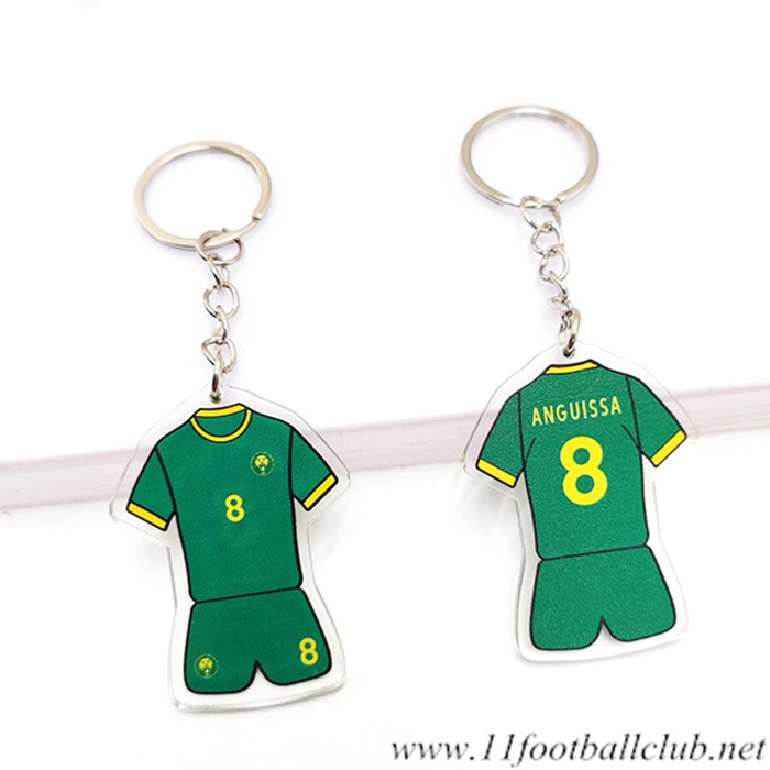 Nouveau Porte-clés Coupe Du Monde 2022 Cameroun (ANGUISSA) Vert