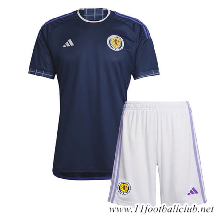 Maillot de Foot Écosse Enfant Domicile Coupe Du Monde 2022