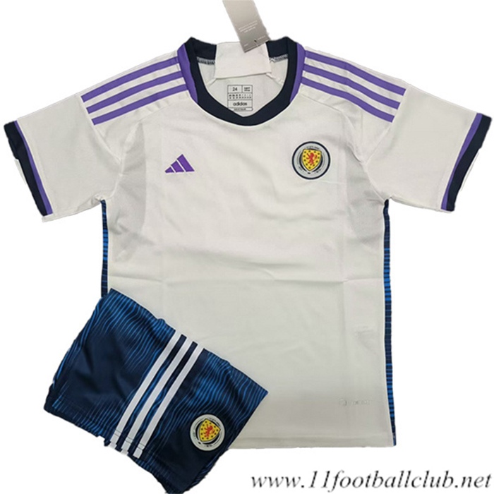 Maillot de Foot Écosse Enfant Exterieur Coupe Du Monde 2022