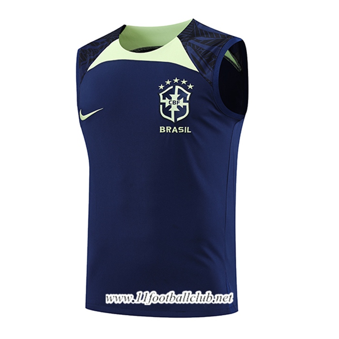 Training Debardeur Bresil Bleu Marine 2022/2023