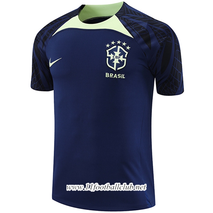 Training T-Shirts Bresil Bleu Marine 2022/2023