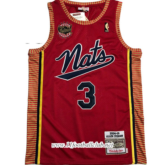 Maillot Detroit Pistons (IVERSON #12) 2022/23 Rouge