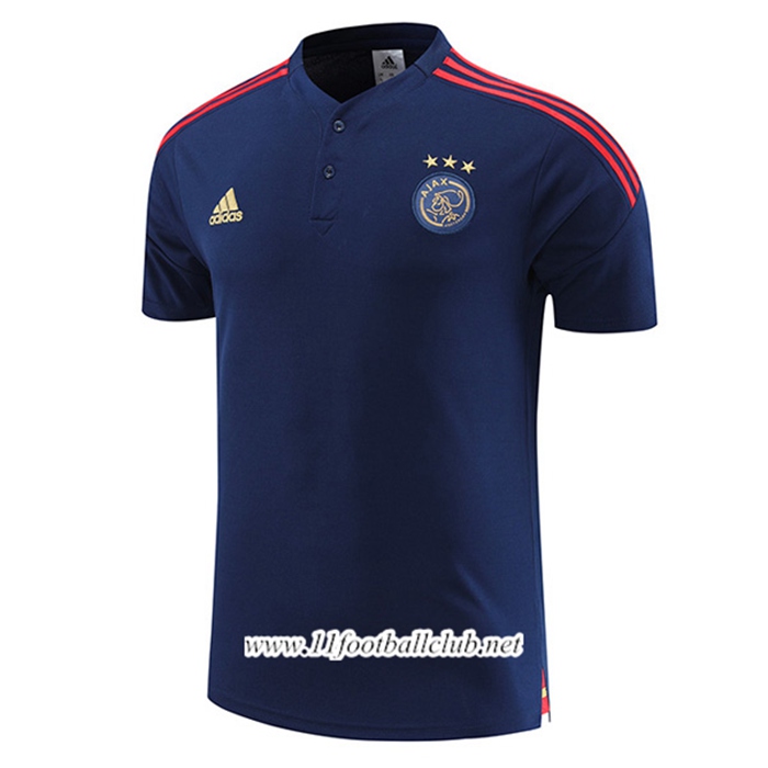 Polo Foot Ajax Bleu Marine 2022/2023