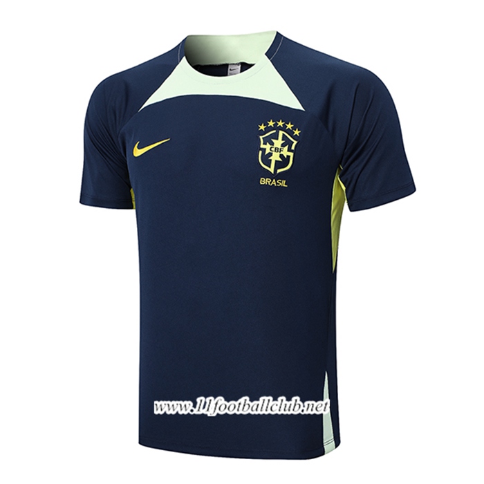 Training T-Shirts Bresil Bleu Marine 2022/2023