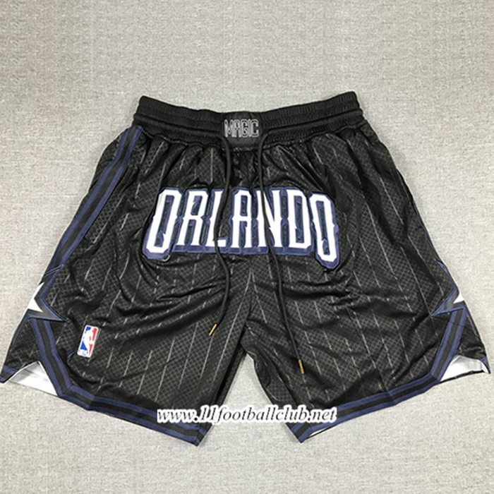 Shorts NBA Orlando Magic Noir
