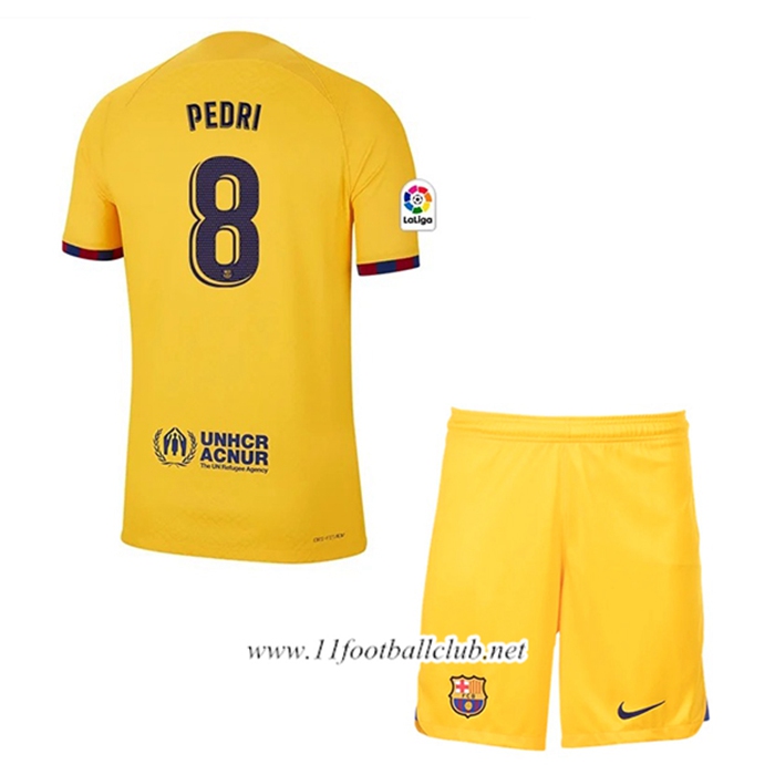 Maillot de Foot Barcelone (PEDRI #8) Enfants Fourth 2022/2023