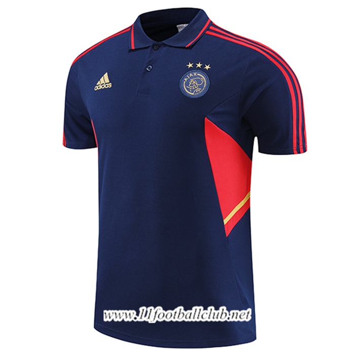 Polo Foot Ajax Bleu Marine 2022/2023