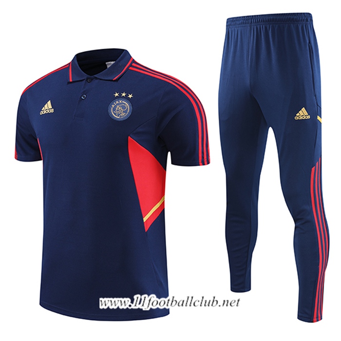 Ensemble Polo Foot Ajax Bleu Marine 2022/2023