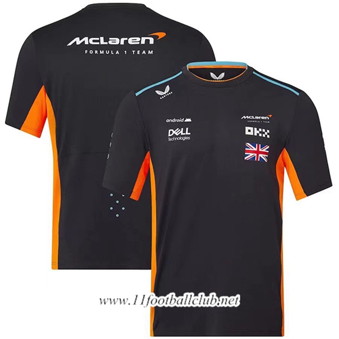 T-Shirt F1 F1 McLaren Team Noir/Orange 2023