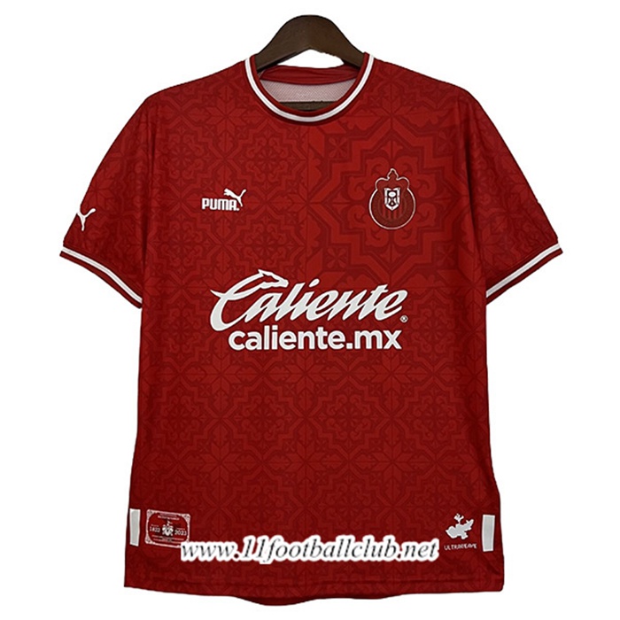 Maillot de Foot CD Guadalajara 200th Anniversary Edition Rouge