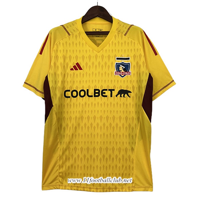 Maillot de Foot Colo-Colo Gardien de But Jaune 2023/2024