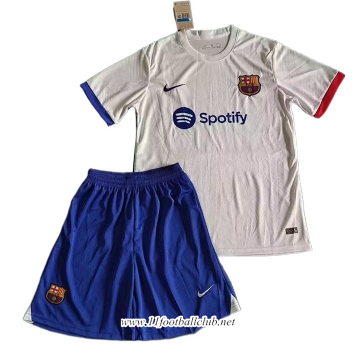 Maillot de Foot FC Barcelone Enfant Exterieur Leaked Version 2023/2024
