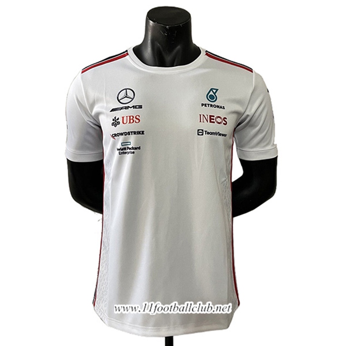 T-Shirt F1 Mercedes Benz Team Blanc 2023