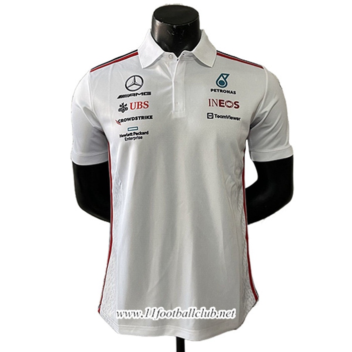 Polo F1 Mercedes Benz Team Blanc 2023