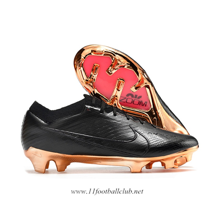 Nike Chaussures de Foot Air Zoom Mercurial Vapor XV Elite FG Noir -03