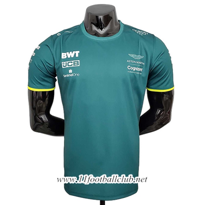 T-Shirt F1 Aston Martin Team Vert 2023 -02