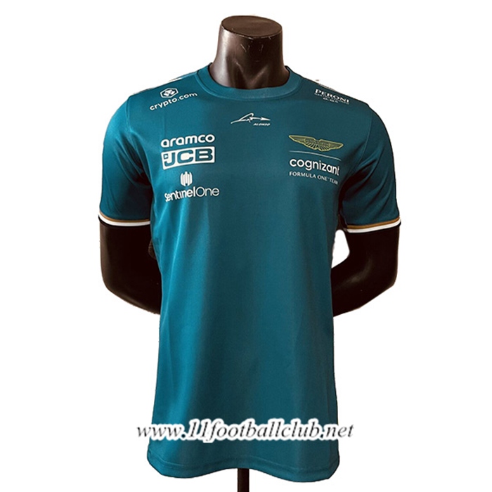 T-Shirt F1 Aston Martin Team (ALONSO #14) Vert 2023