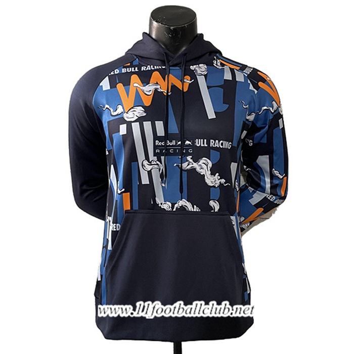 Sweatshirt Capuche F1 RedBull Racing Team Noir 2023 -02