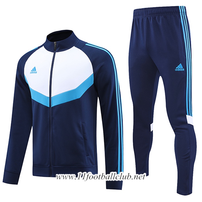 Ensemble Survetement de Foot - Veste Adidas Bleu Marine 2023/2024