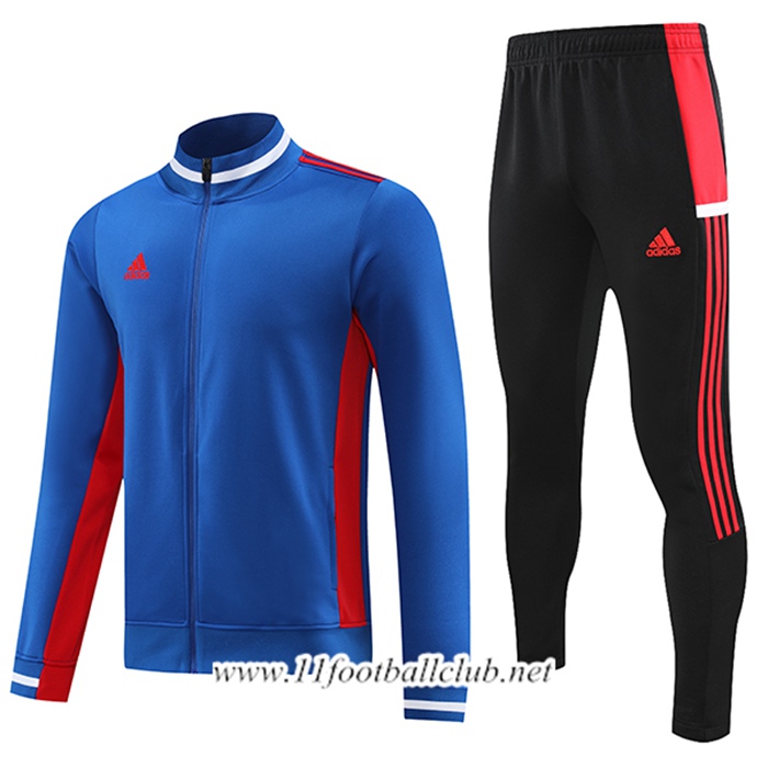 Ensemble Survetement de Foot - Veste Adidas Bleu 2023/2024