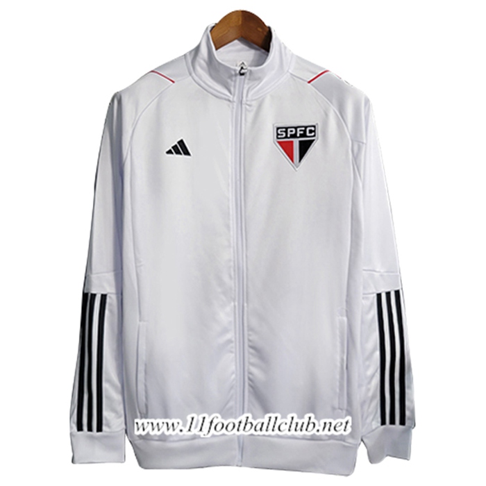 Veste Foot Sao Paulo FC Blanc 2023/2024 -02