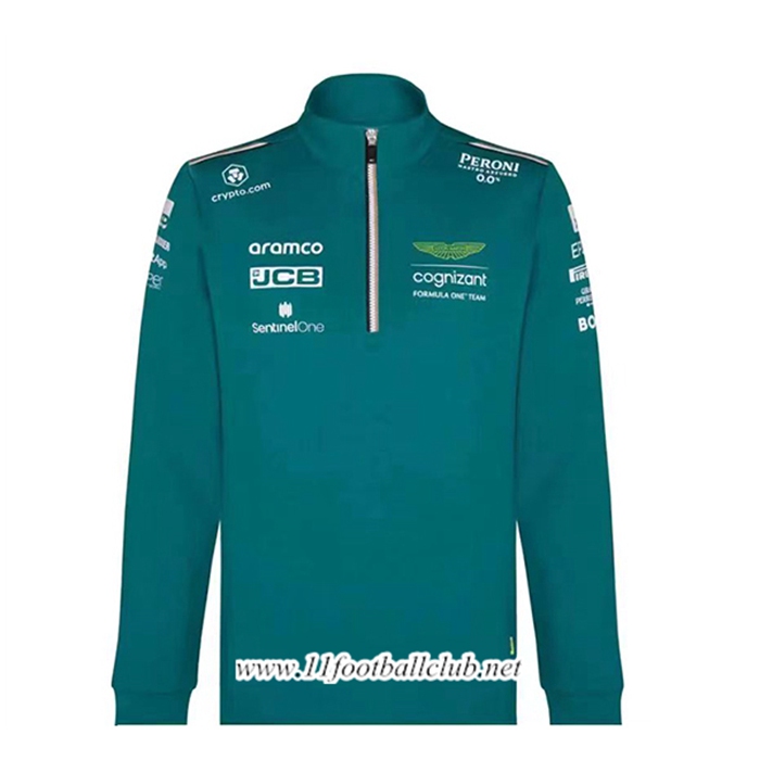Sweatshirt F1 Aston Martin Team Vert 2023