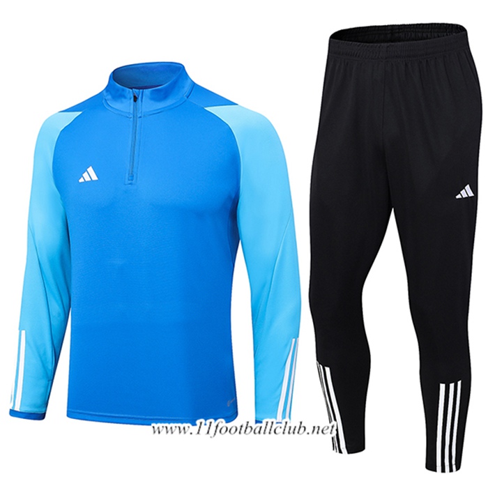 Ensemble Survetement de Foot Adidas Bleu 2023/2024