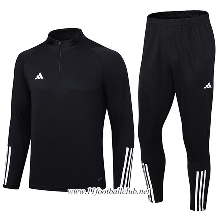 Ensemble Survetement de Foot Adidas Noir 2023/2024