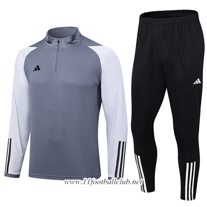 Ensemble Survetement de Foot Adidas Gris 2023/2024