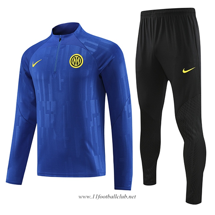Ensemble Survetement de Foot Inter Milan Bleu 2023/2024