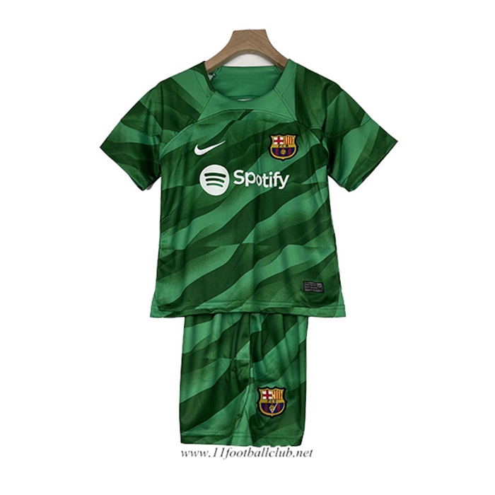 Maillot de Foot FC Barcelone Enfant Gardien de But 2023/2024