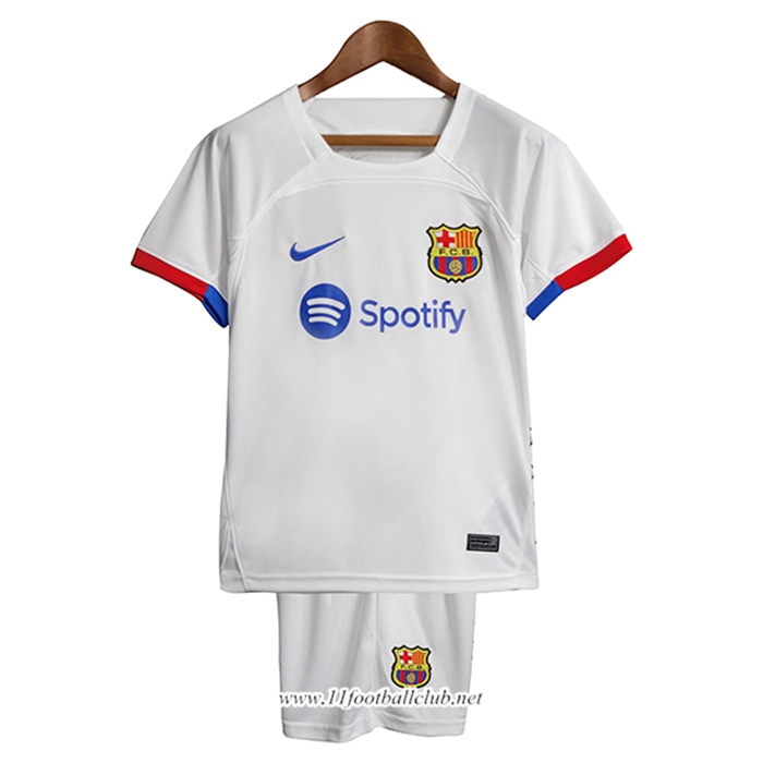 Maillot de Foot FC Barcelone Enfant Exterieur 2023/2024