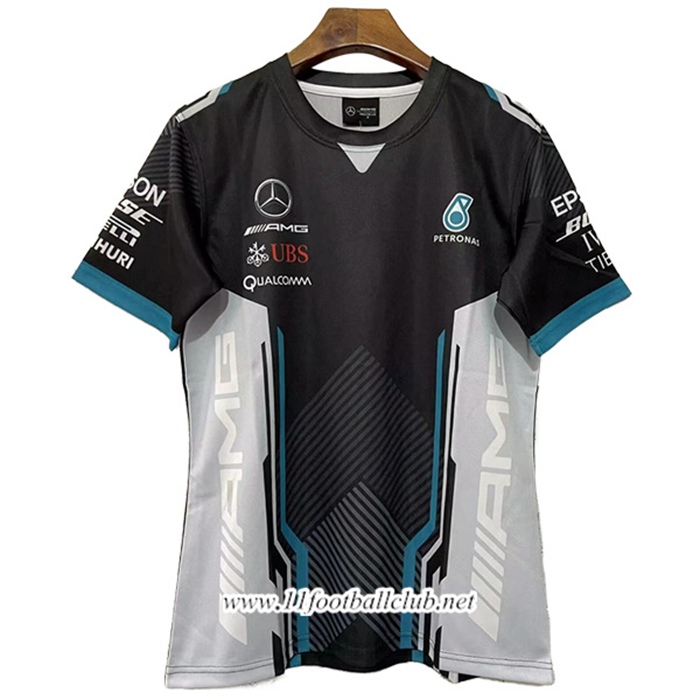 T-Shirt F1 Mercedes Benz Team Noir/Gris 2023
