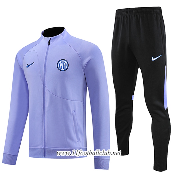 Ensemble Survetement de Foot - Veste Inter Milan Pourpre 2023/2024