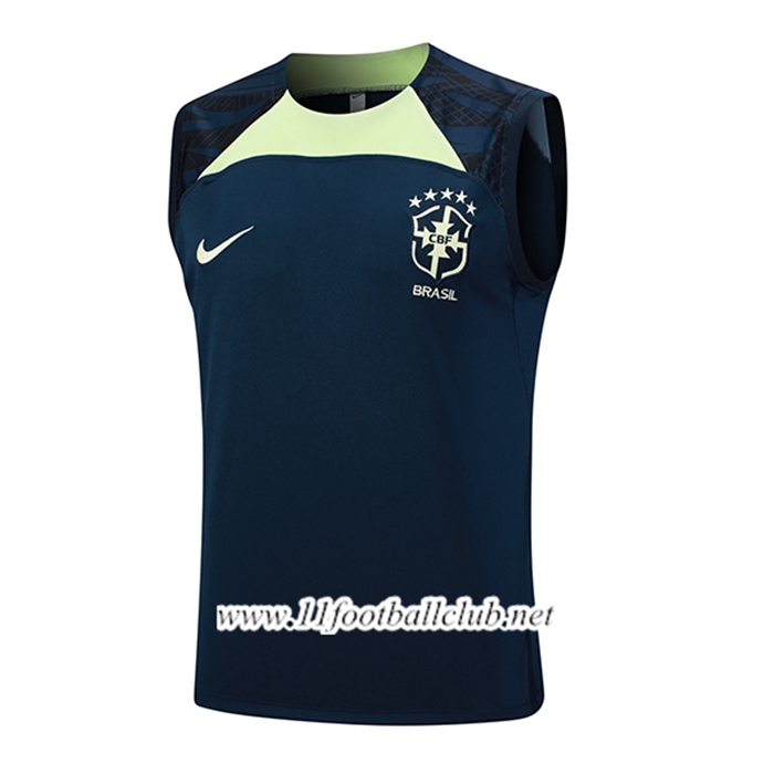 Training Debardeur Bresil Bleu Marine 2023/2024