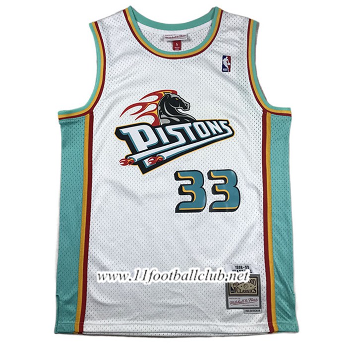Maillot Detroit Pistons (HILL #33) 2023/24 Blanc
