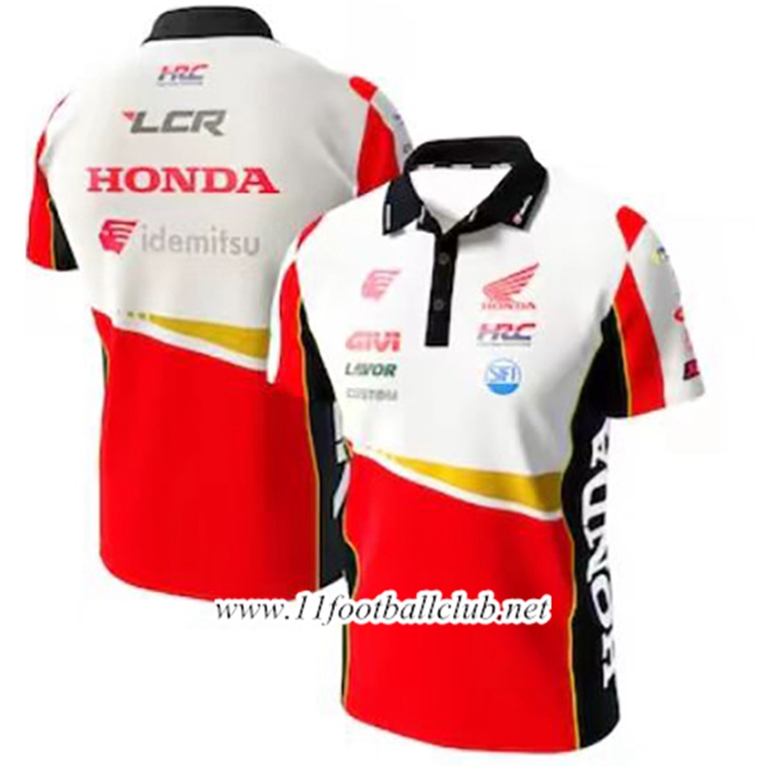 Polo F1 Honda Team Blanc/Rouge 2023