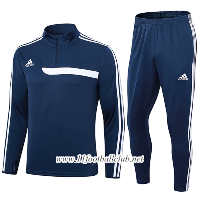 Ensemble Survetement de Foot Adidas Bleu Marine 2023/2024 -02