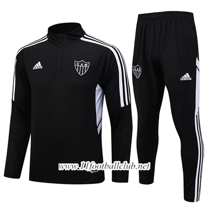 Ensemble Survetement de Foot Atlético Mineiro Noir 2023/2024