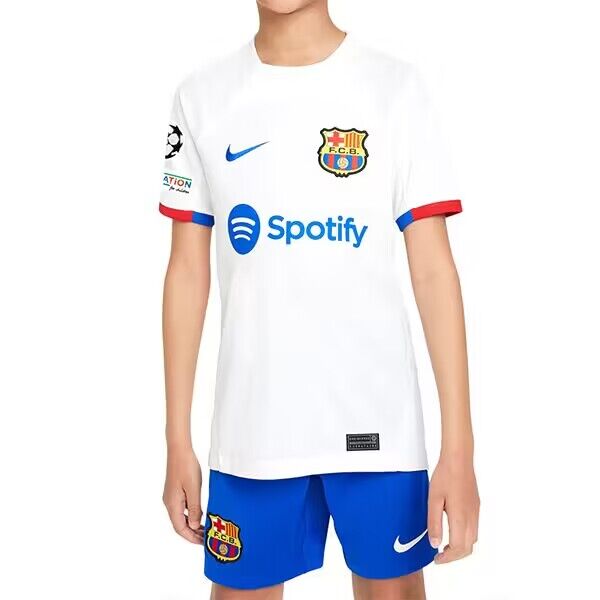 Nouvelle Maillot de Foot FC Barcelone Enfant Exterieur 2023/2024