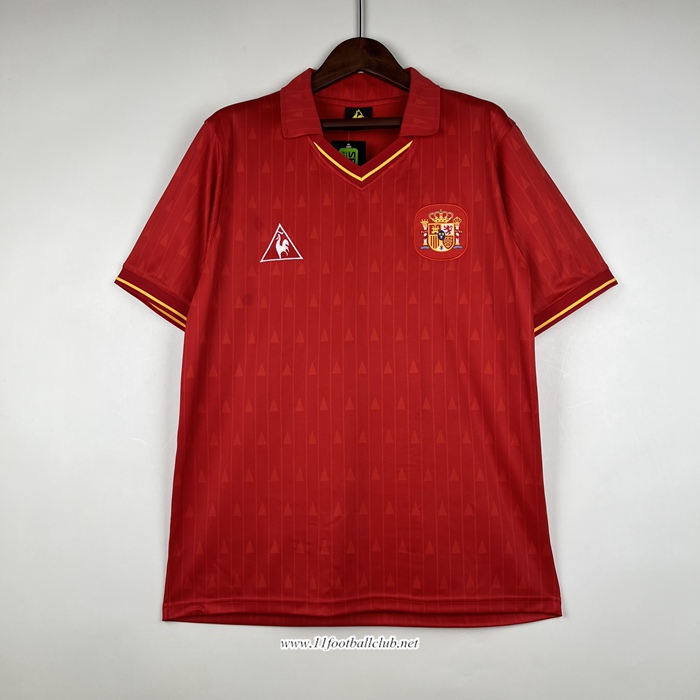 Maillot de Foot Espagne Retro Domicile 1988/1991