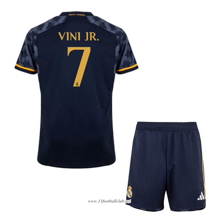 Maillot de Foot Real Madrid (VINI JR. #7) Enfants 2023/2024 Exterieur