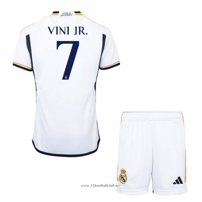 Maillot de Foot Real Madrid (VINI JR. #7) Enfants 2023/2024 Domicile