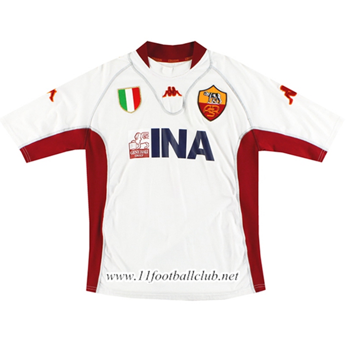 Maillot de Foot AS Roma Retro Exterieur 2001/2002